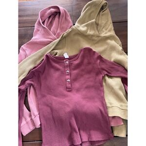 Kids Kate Quinn Thermal Bundle 3pc Hoodies and Henley Size 7